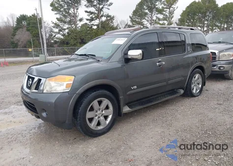 2008 Nissan Armada Le из США, поврежденный, VIN 5N1BA08D58N617529